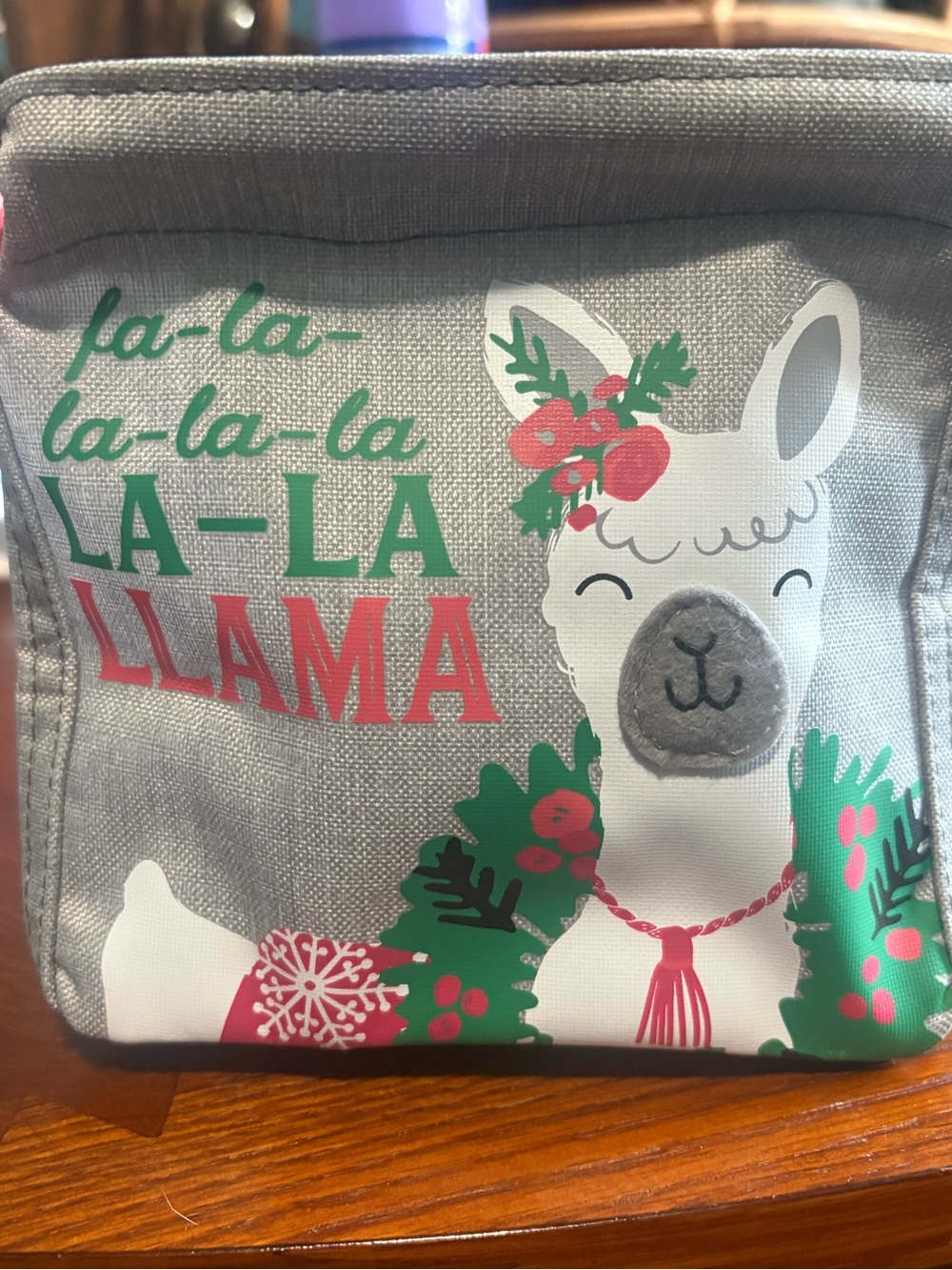 thirty-one Gray Holiday La-La Llama Carry All Caddy